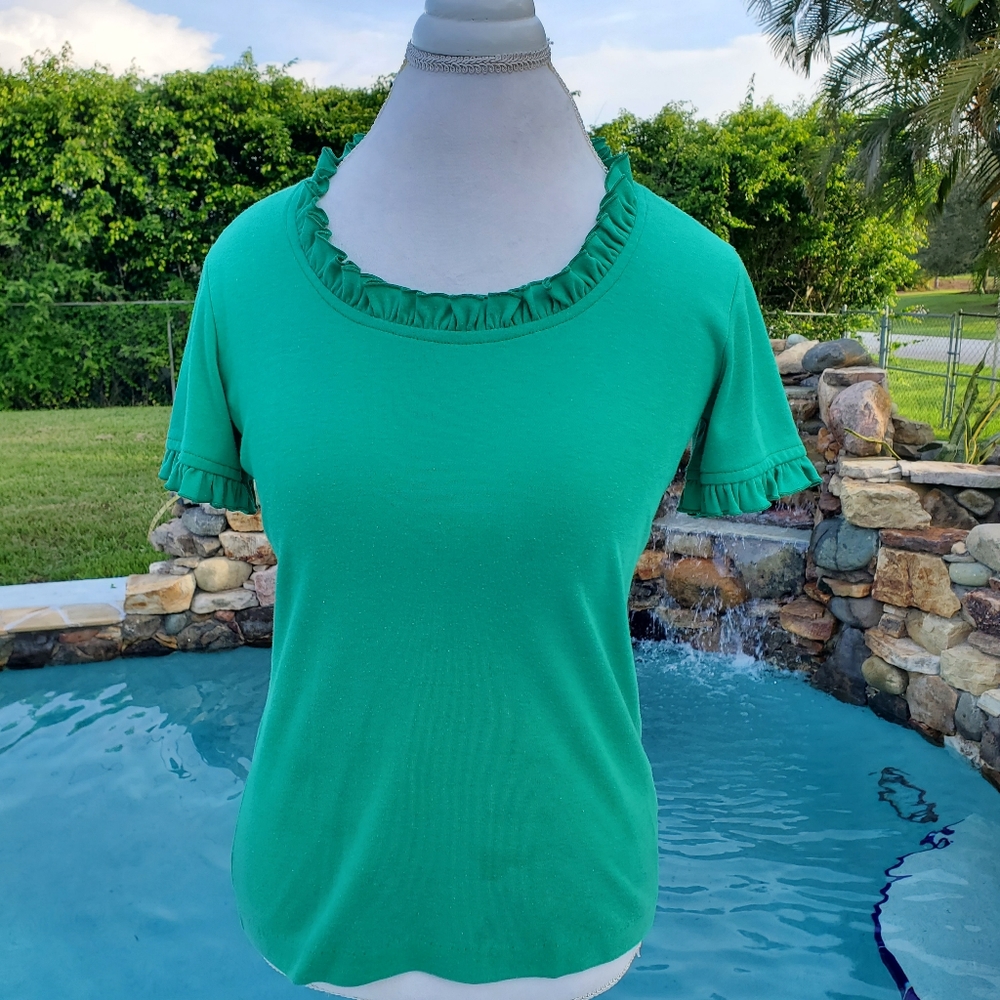 Vintage ruffle top